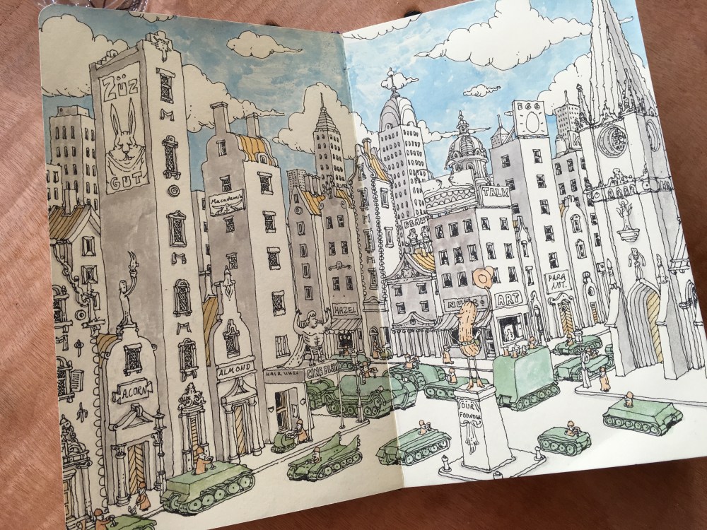 MA drawing sketchbook